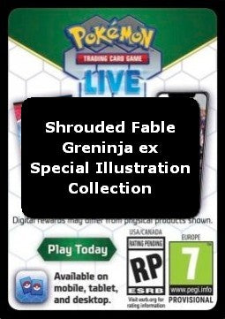 Live Code Card (Greninja ex Special Illustration Collection)