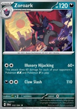 Zoroark - Shrouded Fable (Rare) [SFA-032]
