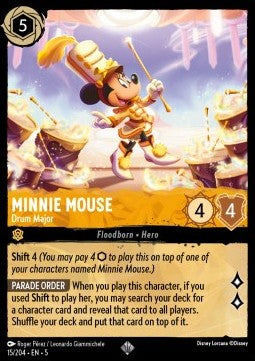 Minnie Mouse - Drum Major⁣ - Shimmering Skies⁣ (Super Rare)⁣ [15]