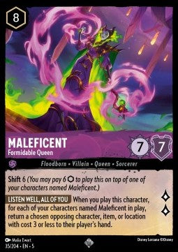 Maleficent - Formidable Queen⁣ - Shimmering Skies⁣ (Super Rare)⁣ [35]