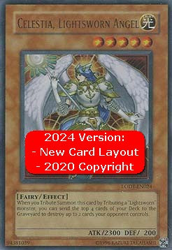 Celestia, Lightsworn Angel (V.2 - Ultra Rare)⁣ - Light of Destruction⁣ (Ultra Rare)⁣ [024]