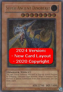 Super-Ancient Dinobeast (V.4 - Ultimate Rare)⁣ - Light of Destruction⁣ (Ultimate Rare)⁣ [088]