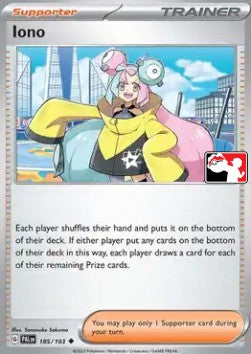Iono - Play! Pokémon Prize Pack Series Five (Promo) [PPS5-PAL 185]