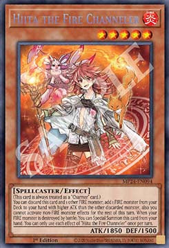 Hiita the Fire Channeler⁣ - 25th Anniversary Tin: Dueling Mirrors⁣ (Secret Rare)⁣ [094]