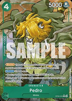 Pedro (OP08-030) (V.2) - Two Legends (Alternate Art) [OP08-030]