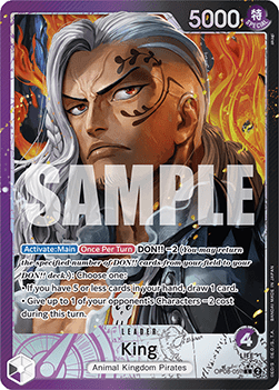 King (OP08-057) (V.2) - Two Legends (Alternate Art) [OP08-057]