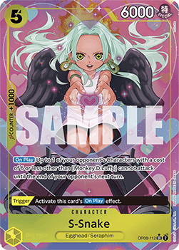 S-Snake (OP08-112) (V.2) - Two Legends (Alternate Art) [OP08-112]