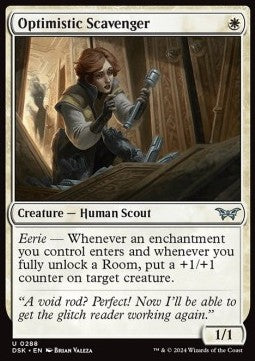 Optimistic Scavenger - Duskmourn: House of Horror: Extras (Uncommon) [XDSK-288]