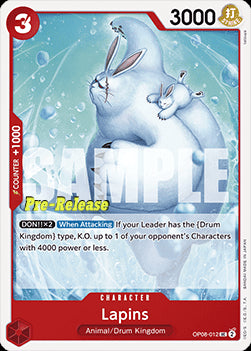 Lapins (OP08-012)⁣ - Promos: Two Legends⁣ (Uncommon)⁣ [012]