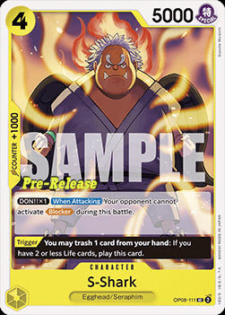 S-Shark (OP08-111)⁣ - Promos: Two Legends⁣ (Uncommon)⁣ [111]