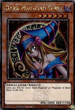 Dark Magician Girl (V.2 - Quarter Century Secret Rare)⁣ - 25th Anniversary Tin: Dueling Mirrors⁣ (Quarter Century Secret Rare)⁣ [009]