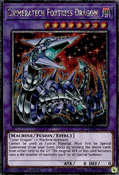 Chimeratech Fortress Dragon⁣ - 25th Anniversary Tin: Dueling Mirrors⁣ (Quarter Century Secret Rare)⁣ [022]