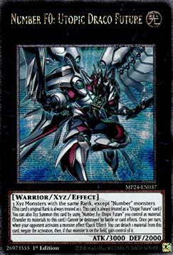 Number F0: Utopic Draco Future⁣ - 25th Anniversary Tin: Dueling Mirrors⁣ (Quarter Century Secret Rare)⁣ [037]