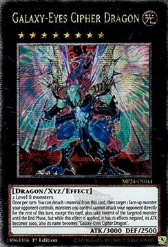 Galaxy-Eyes Cipher Dragon⁣ - 25th Anniversary Tin: Dueling Mirrors⁣ (Quarter Century Secret Rare)⁣ [044]
