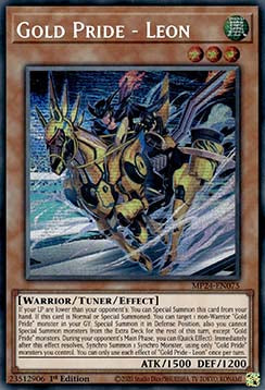 Gold Pride - Leon⁣ - 25th Anniversary Tin: Dueling Mirrors⁣ (Secret Rare)⁣ [075]