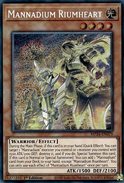 Mannadium Riumheart - 25th Anniversary Tin: Dueling Mirrors (Secret Rare) [MP24-079]
