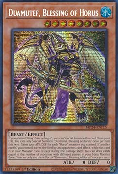 Duamutef, Blessing of Horus⁣ - 25th Anniversary Tin: Dueling Mirrors⁣ (Secret Rare)⁣ [115]