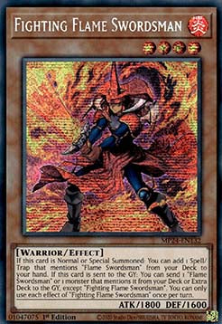 Fighting Flame Swordsman⁣ - 25th Anniversary Tin: Dueling Mirrors⁣ (Secret Rare)⁣ [132]