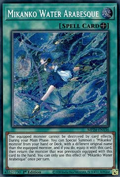 Mikanko Water Arabesque - 25th Anniversary Tin: Dueling Mirrors (Secret Rare) [MP24-136]