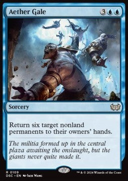 Aether Gale - Commander: Duskmourn: House of Horror (Rare) [DSC-109]