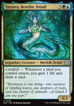 Tatyova, Benthic Druid - Commander: Duskmourn: House of Horror (Uncommon) [DSC-235]