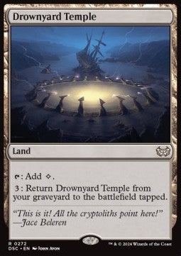 Drownyard Temple - Commander: Duskmourn: House of Horror (Rare) [DSC-272]