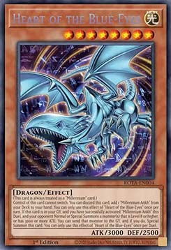 Heart of the Blue-Eyes (V.1 - Secret Rare)⁣ - Rage of the Abyss⁣ (Secret Rare)⁣ [004]