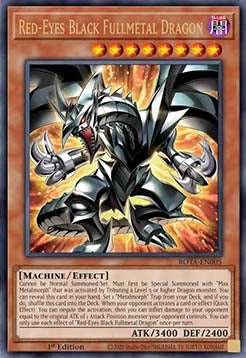 Red-Eyes Black Fullmetal Dragon (V.1 - Ultra Rare)⁣ - Rage of the Abyss⁣ (Ultra Rare)⁣ [005]