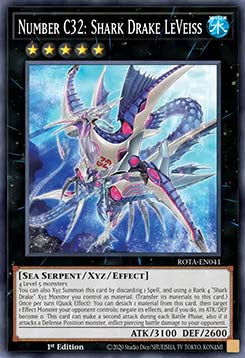 Number C32: Shark Drake LeVeiss⁣ - Rage of the Abyss⁣ (Super Rare)⁣ [041]