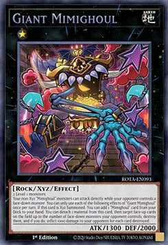 Giant Mimighoul (V.1 - Secret Rare)⁣ - Rage of the Abyss⁣ (Secret Rare)⁣ [093]
