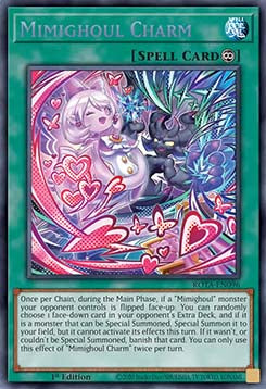 Mimighoul Charm (V.1 - Secret Rare)⁣ - Rage of the Abyss⁣ (Secret Rare)⁣ [096]
