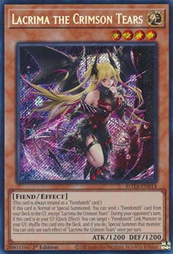 Lacrima the Crimson Tears (V.1 - Secret Rare)⁣ - Rage of the Abyss⁣ (Secret Rare)⁣ [014]