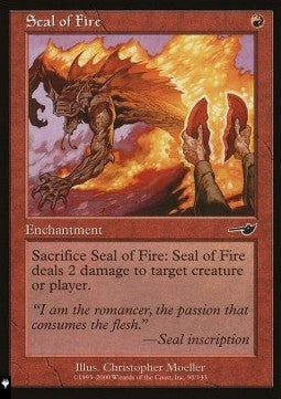 Seal of Fire - Mystery Booster 2: Reprints from Across Magic's History (Common)