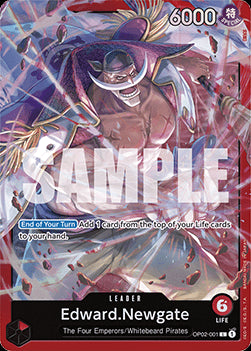 Edward.Newgate (OP02-001)⁣ - Starter Deck: Edward.Newgate⁣ (Leader)⁣ [OP02-001]