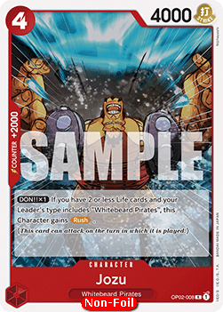 Jozu (OP02-008)⁣ - Starter Deck: Edward.Newgate⁣ (Rare)⁣ [OP02-008]