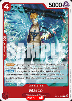 Marco (OP02-018)⁣ - Starter Deck: Edward.Newgate⁣ (Rare)⁣ [OP02-018]