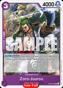 Zoro-Juurou (OP05-067)⁣ - Starter Deck: Purple Monkey.D.Luffy⁣ (Rare)⁣ [OP05-067]