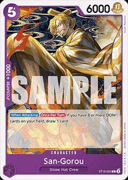 San-Gorou (ST18-003)⁣ - Starter Deck: Purple Monkey.D.Luffy⁣ (Common)⁣ [003]