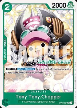 Tony Tony.Chopper (OP02-034) (V.1)⁣ - Unnumbered Promos⁣ (Uncommon)⁣ [OP02-034]