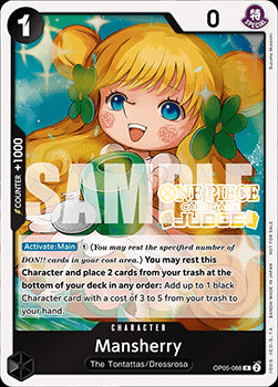 Mansherry (OP05-088)⁣ - Judge Promos⁣ (Rare)⁣ [OP05-088]