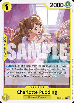 Charlotte Pudding (OP03-112) (V.1)⁣ - Unnumbered Promos⁣ (Rare)⁣ [OP03-112]