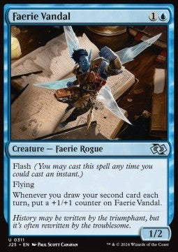 Faerie Vandal⁣ - Foundations Jumpstart⁣ (Uncommon)⁣ [311]