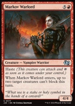 Markov Warlord⁣ - Foundations Jumpstart⁣ (Uncommon)⁣ [577]