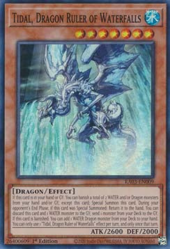 Tidal, Dragon Ruler of Waterfalls (V.1 - Super Rare)⁣ - Quarter Century Bonanza⁣ (Super Rare)⁣ [009]
