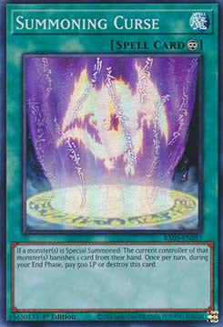 Summoning Curse (V.1 - Super Rare)⁣ - Quarter Century Bonanza⁣ (Super Rare)⁣ [057]