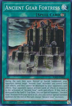 Ancient Gear Fortress (V.1 - Super Rare)⁣ - Quarter Century Bonanza⁣ (Super Rare)⁣ [062]