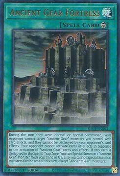 Ancient Gear Fortress (V.2 - Ultra Rare)⁣ - Quarter Century Bonanza⁣ (Ultra Rare)⁣ [062]