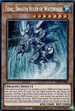 Tidal, Dragon Ruler of Waterfalls (V.3 - Secret Rare)⁣ - Quarter Century Bonanza⁣ (Secret Rare)⁣ [009]