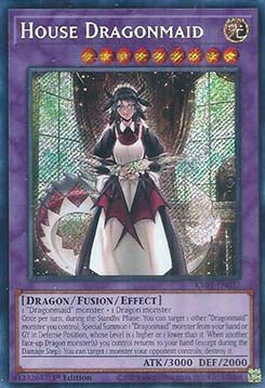 House Dragonmaid (V.3 - Secret Rare)⁣ - Quarter Century Bonanza⁣ (Secret Rare)⁣ [037]