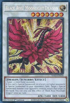 Black Rose Moonlight Dragon (V.3 - Secret Rare)⁣ - Quarter Century Bonanza⁣ (Secret Rare)⁣ [038]